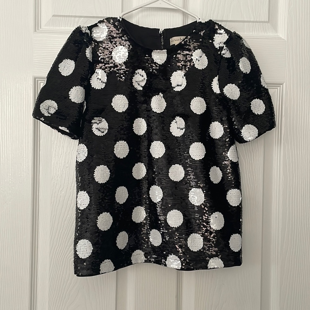 Sparkly night out TOP // Maison Jules